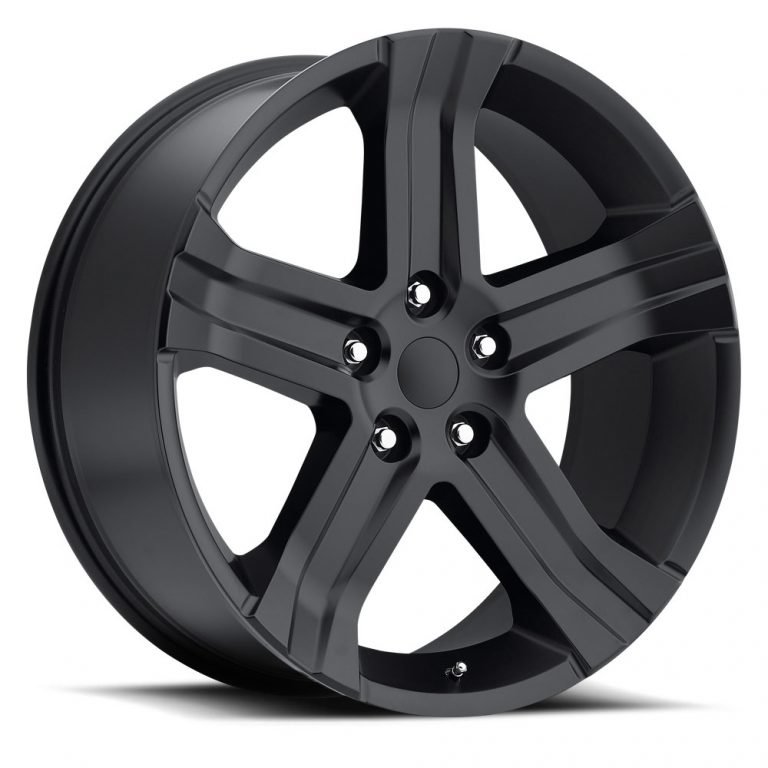 RT Style Satin Black 24"x10" Wheel 94-18 Ram 1500, 05-09 Dakota